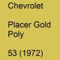 Preview: Chevrolet, Placer Gold Poly, 53 (1972).